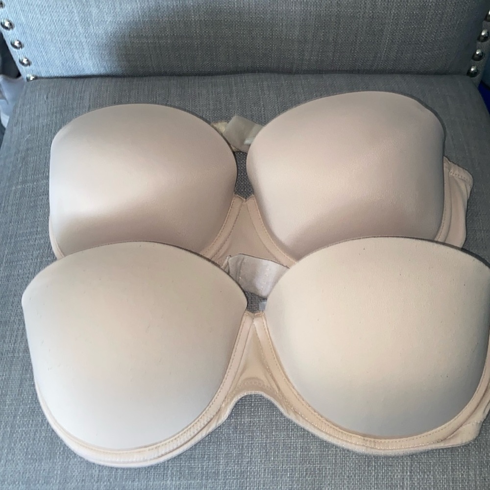 Pink Wear Everywhere Strapless Bras